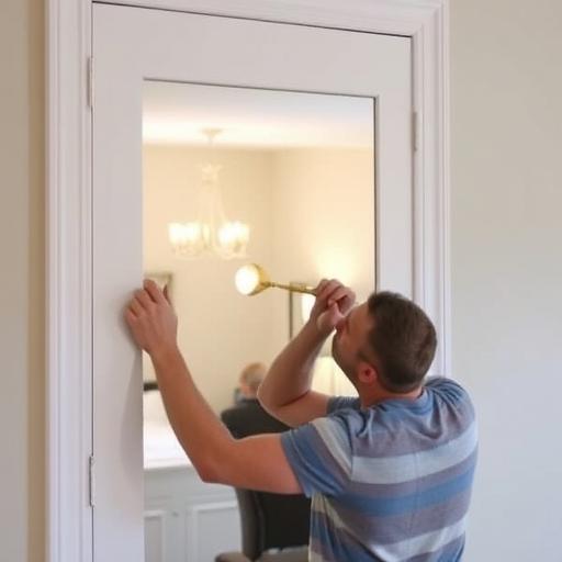How to Hang a Mirror on a Door?