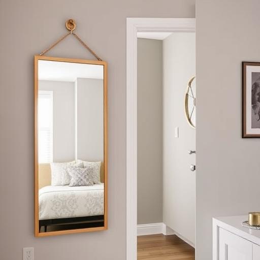 How to Hang a Full Length Mirror on a Door