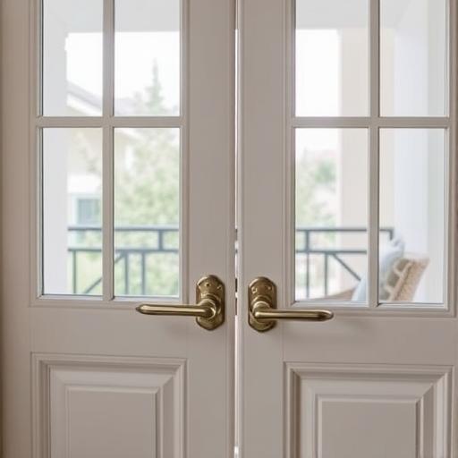 How to Lock French Doors Interior