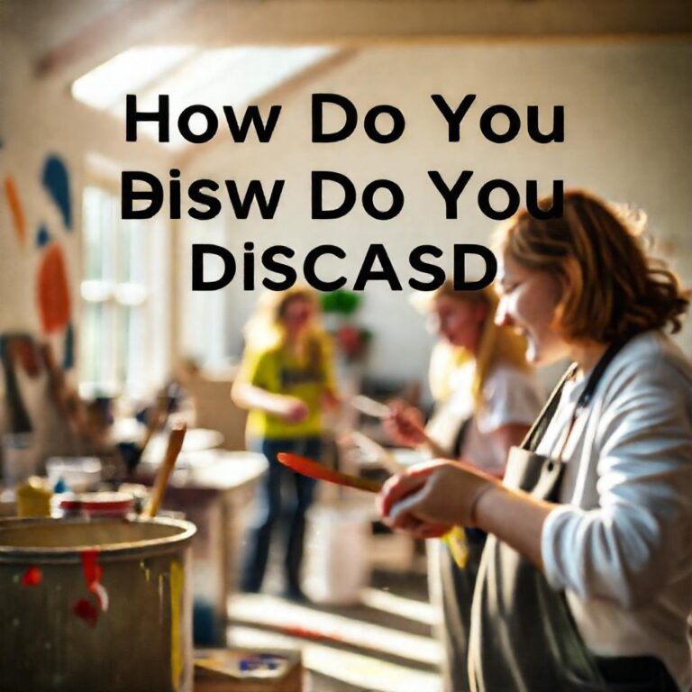 How Do You Discard Paint