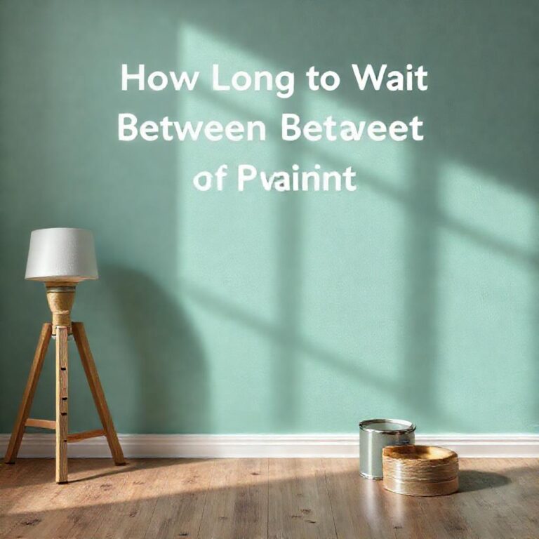 How Long to Wait Between Coats of Paint