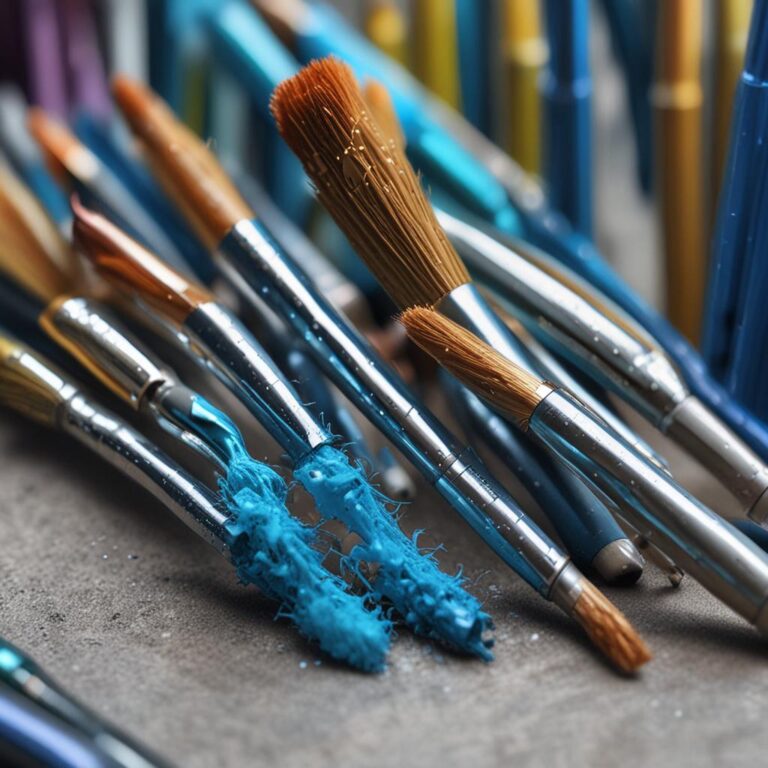 How to Clean Oil Paint Brushes