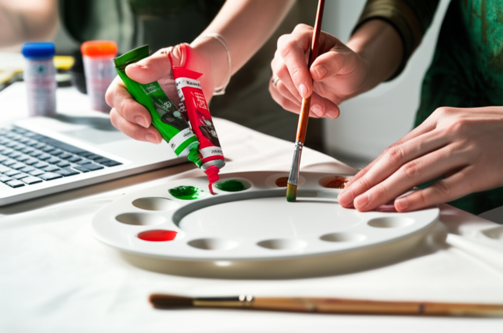 How to Make Brown Paint