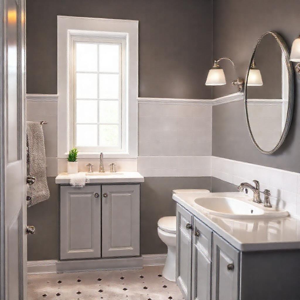 How to Paint Bathroom Cabinets