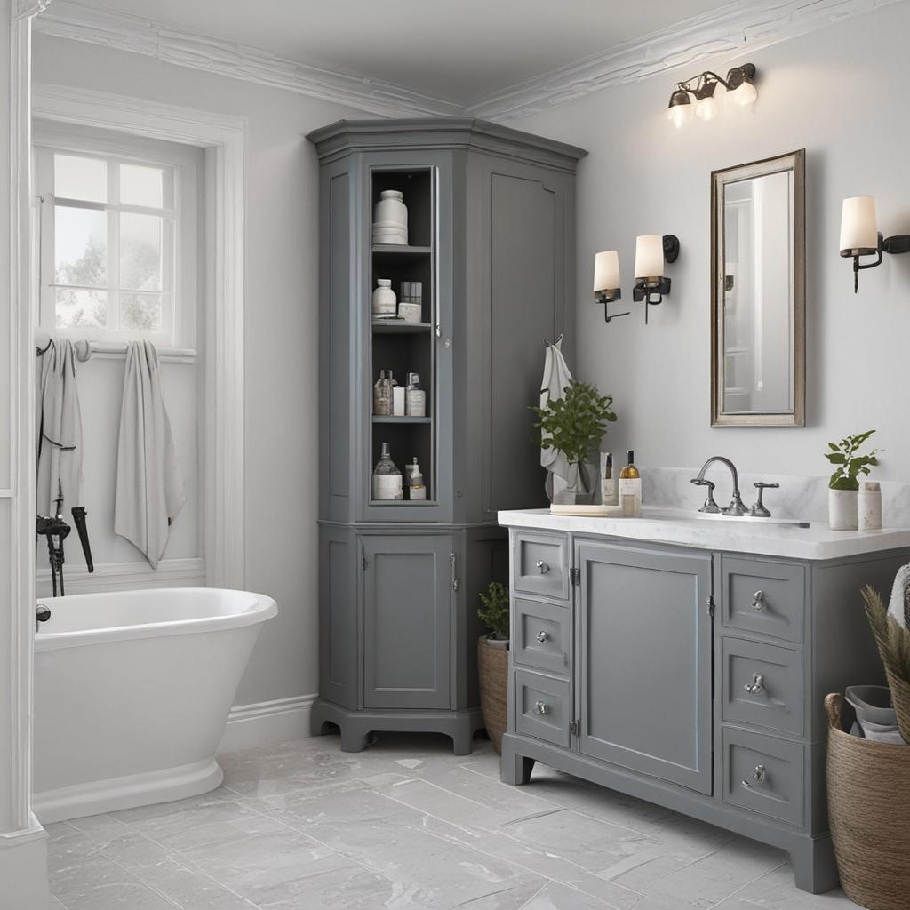 How to Paint Bathroom Cabinets