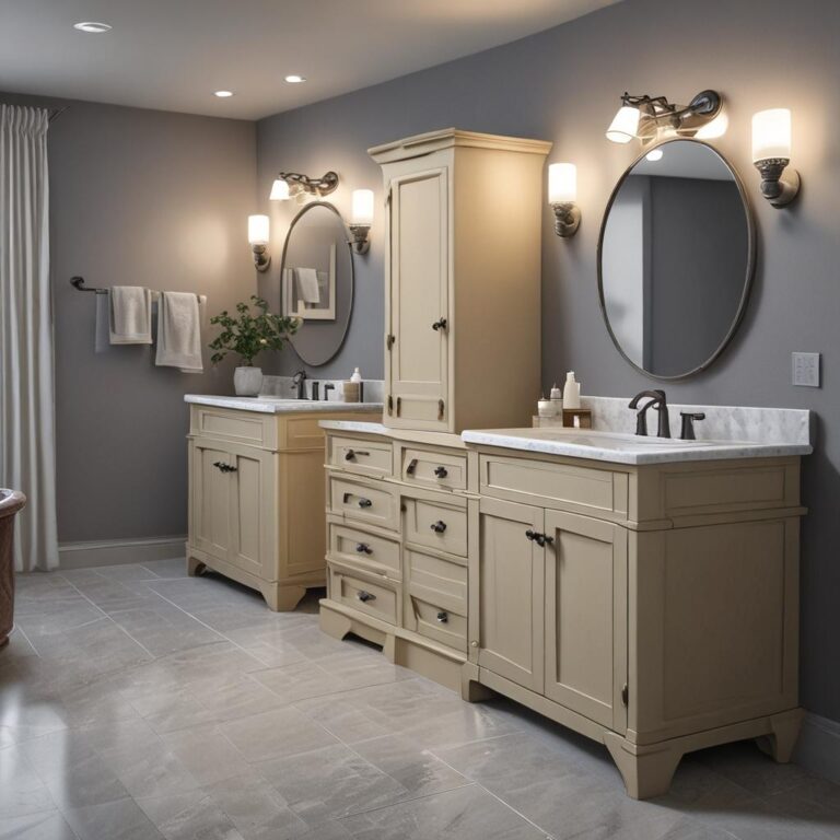 How to Paint Bathroom Cabinets