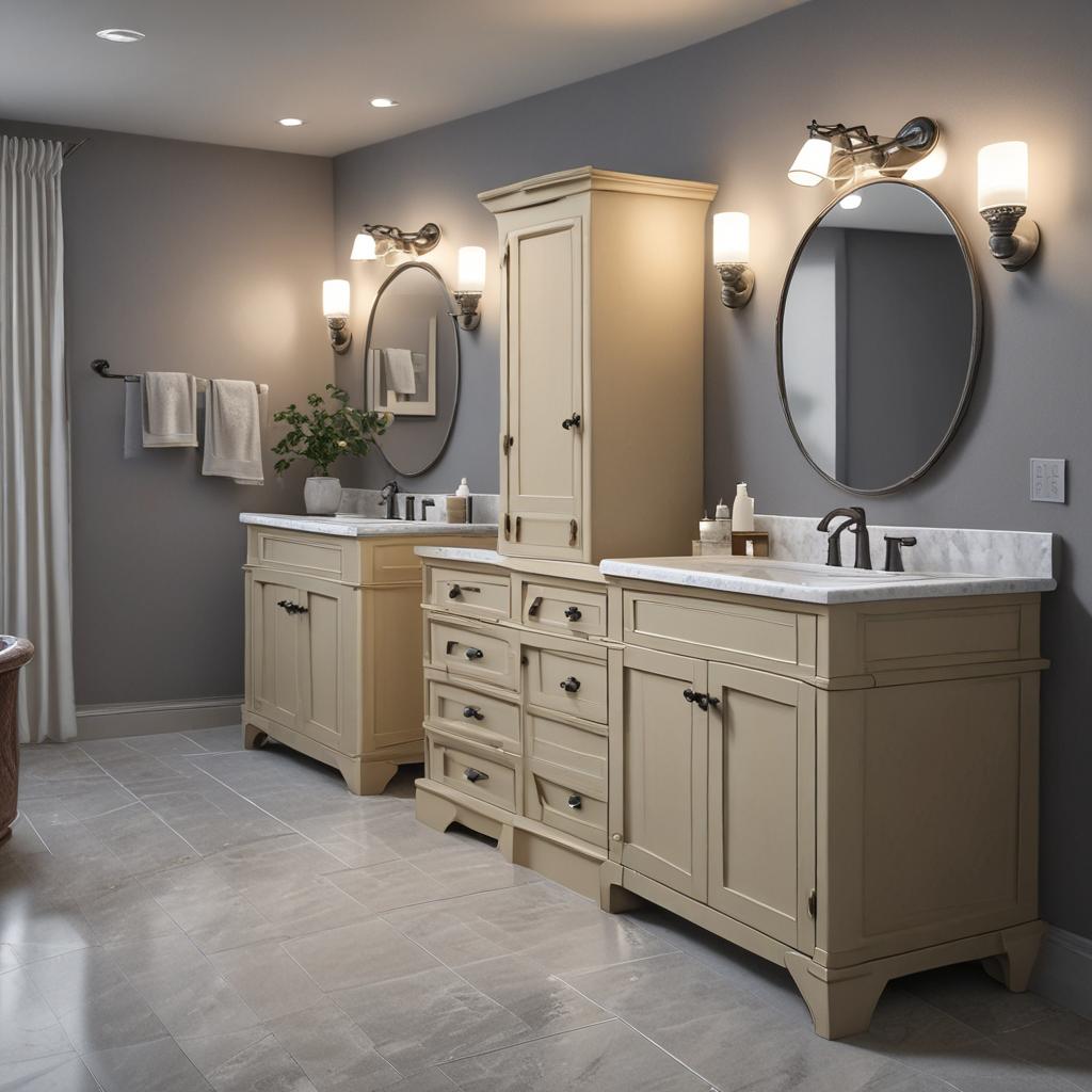 How to Paint Bathroom Cabinets