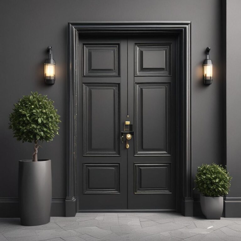 Is Black a Good Choice for Front Door